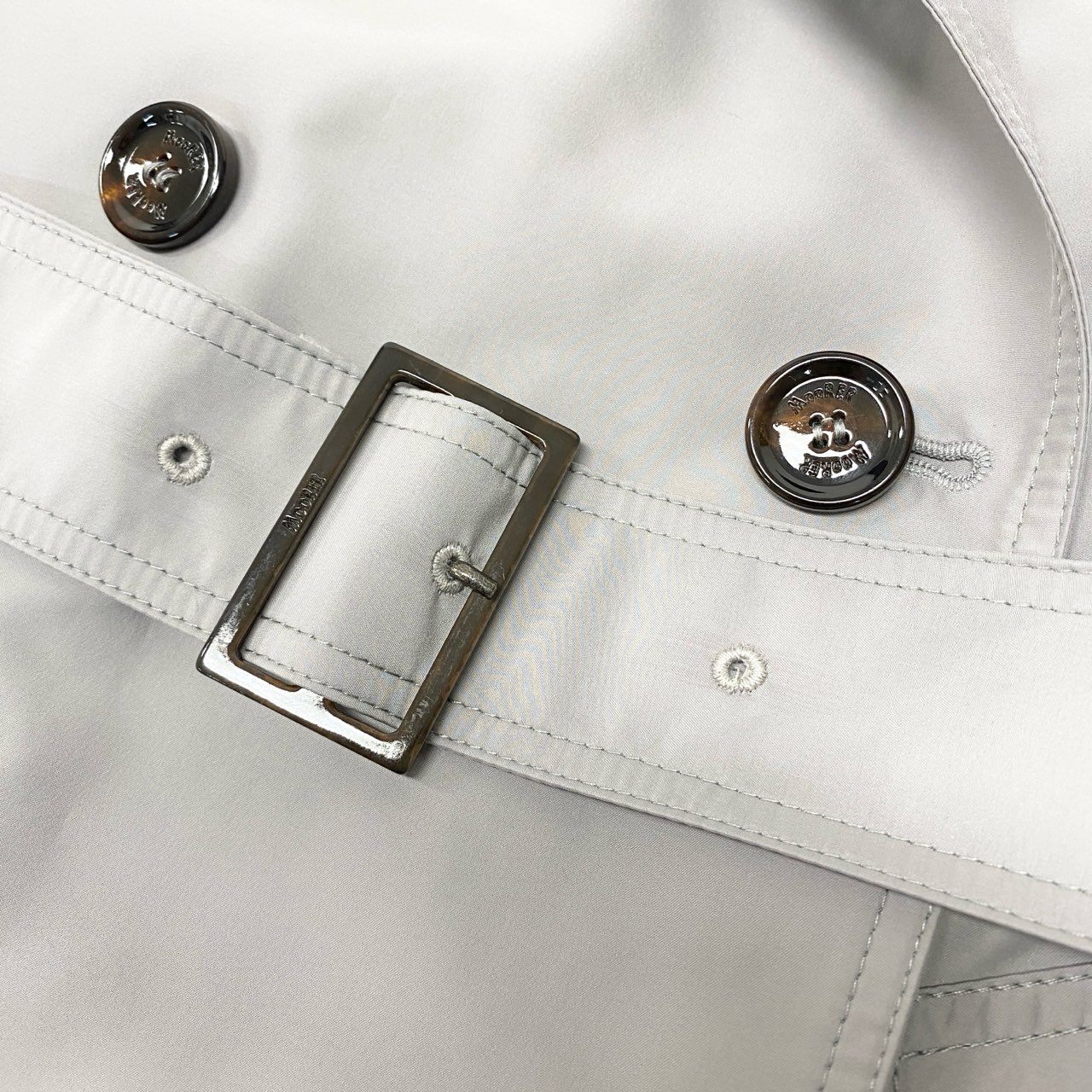 13c5 MOORER ムーレー トレンチコート スプリングコート サイズ42 グレー レディース 女性用 コートk02i