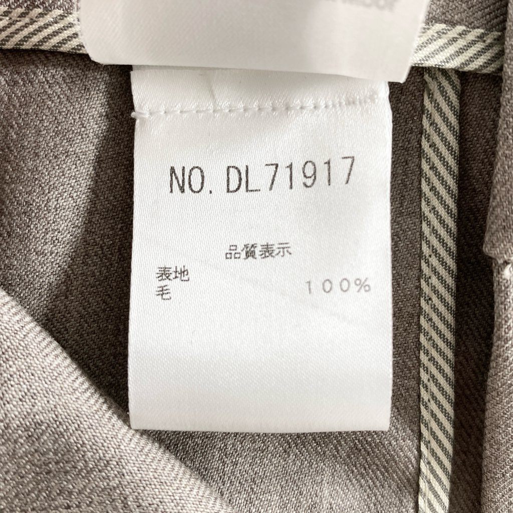 2d10-2 《美品》 GURNEX for BRUNELLO CUCINELLI ブルネロクチネリ イタリア製 42 ベージュ ウール100％ スラックスパンツ ボトム レディース 婦人服