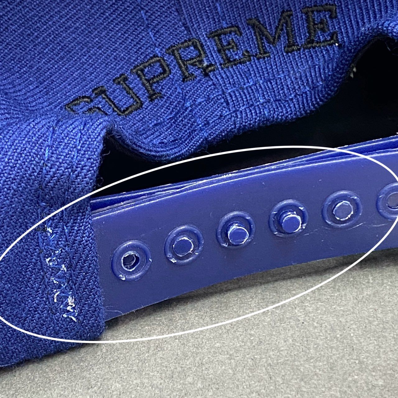 l6 Supreme シュプリーム 09SS Fuck Em All 5 Panel Cap パネルキャップ ブルー スナップバック Vintage ビンテージ