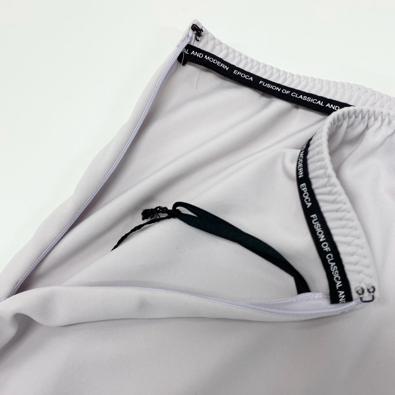 40k18 EPOCA エポカ ロングスカート フレアスカート ストレッチ ベルト付 M5S25-555-30 40サイズ ライトパープル レディースu02t