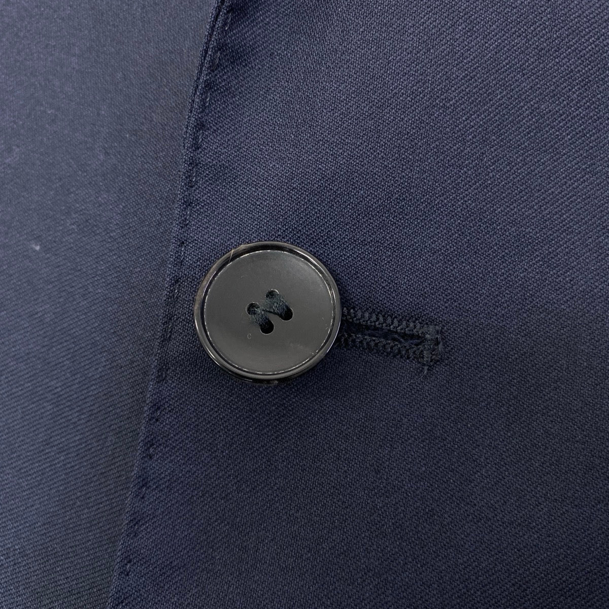 84f18 HUGO BOSS ヒューゴボス 3ピース スーツ GUABELLO Super120 サイズ52/54 ネイビー フォーマル ビジネス セットアップt18r