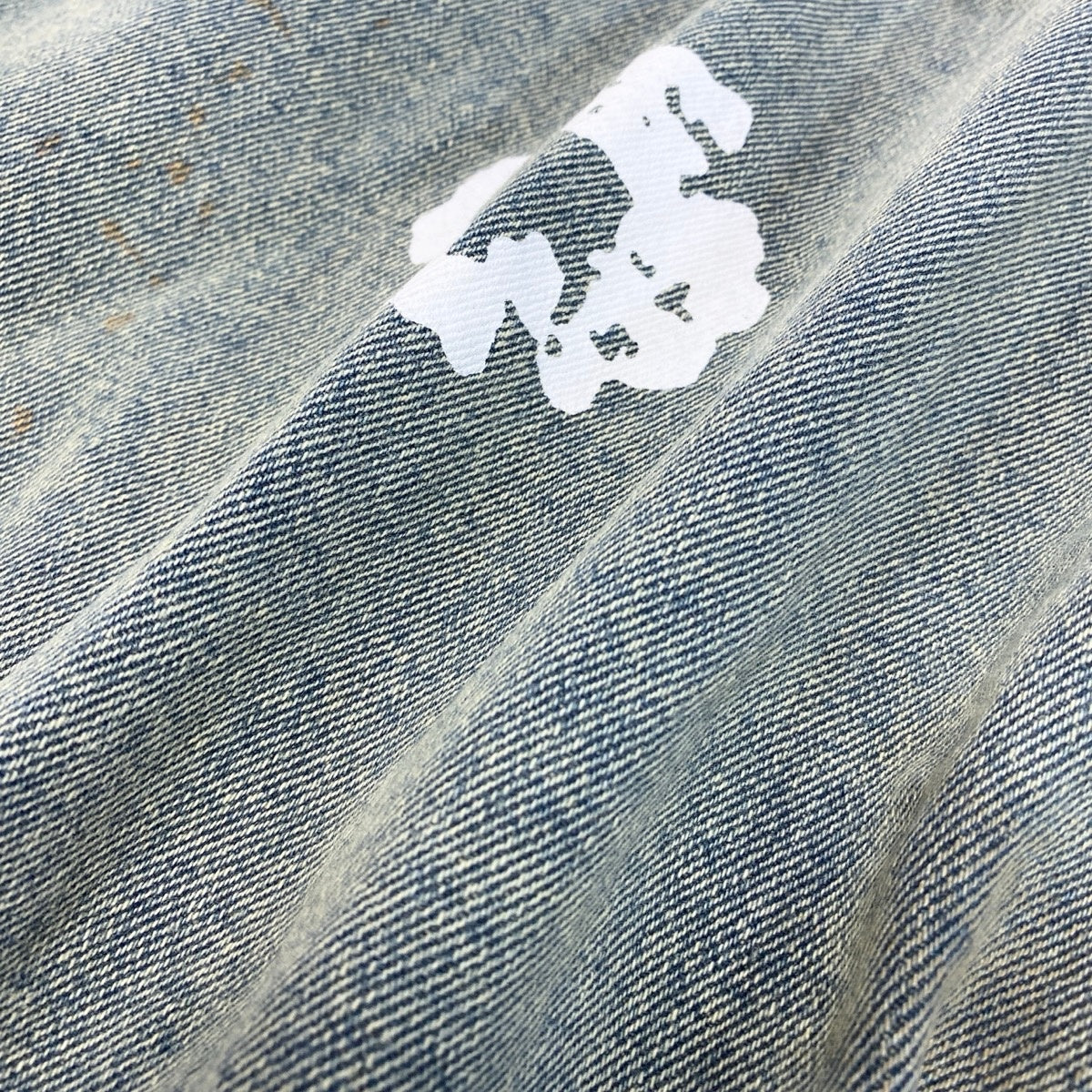 87g11 Levi’s リーバイス DENIM TEARS コラボ 2ndタイプ コットンリースデニムジャケット サイズL ライトブルー コットン100％ メンズo07t