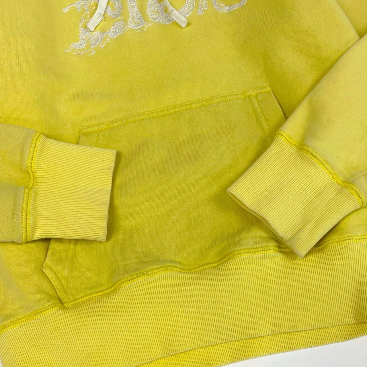 37L23 DIOR HOMME ディオール オム 21AW PETER DOIG プルオーバー フーディー パーカー 143J683B0531 Mサイズ イエロー メンズ 男性用o07t