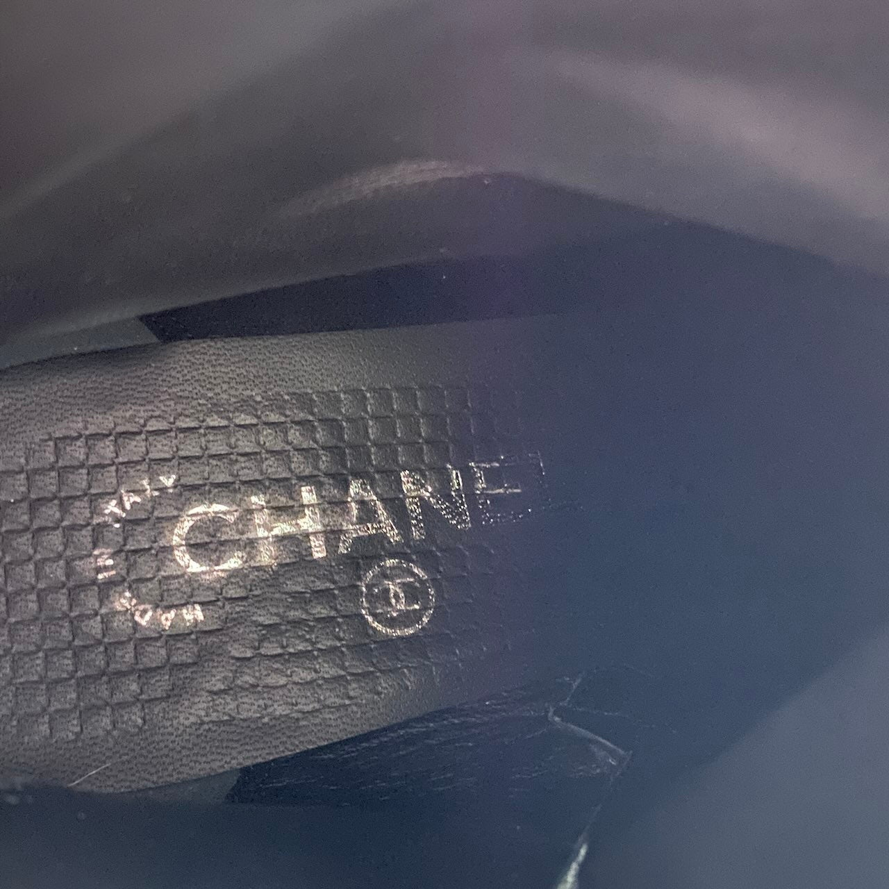 h21【美品】CHANEL ショートブーツ チェーン ココマーク 37サイズ ブラック レザー レディース 女性用k02i