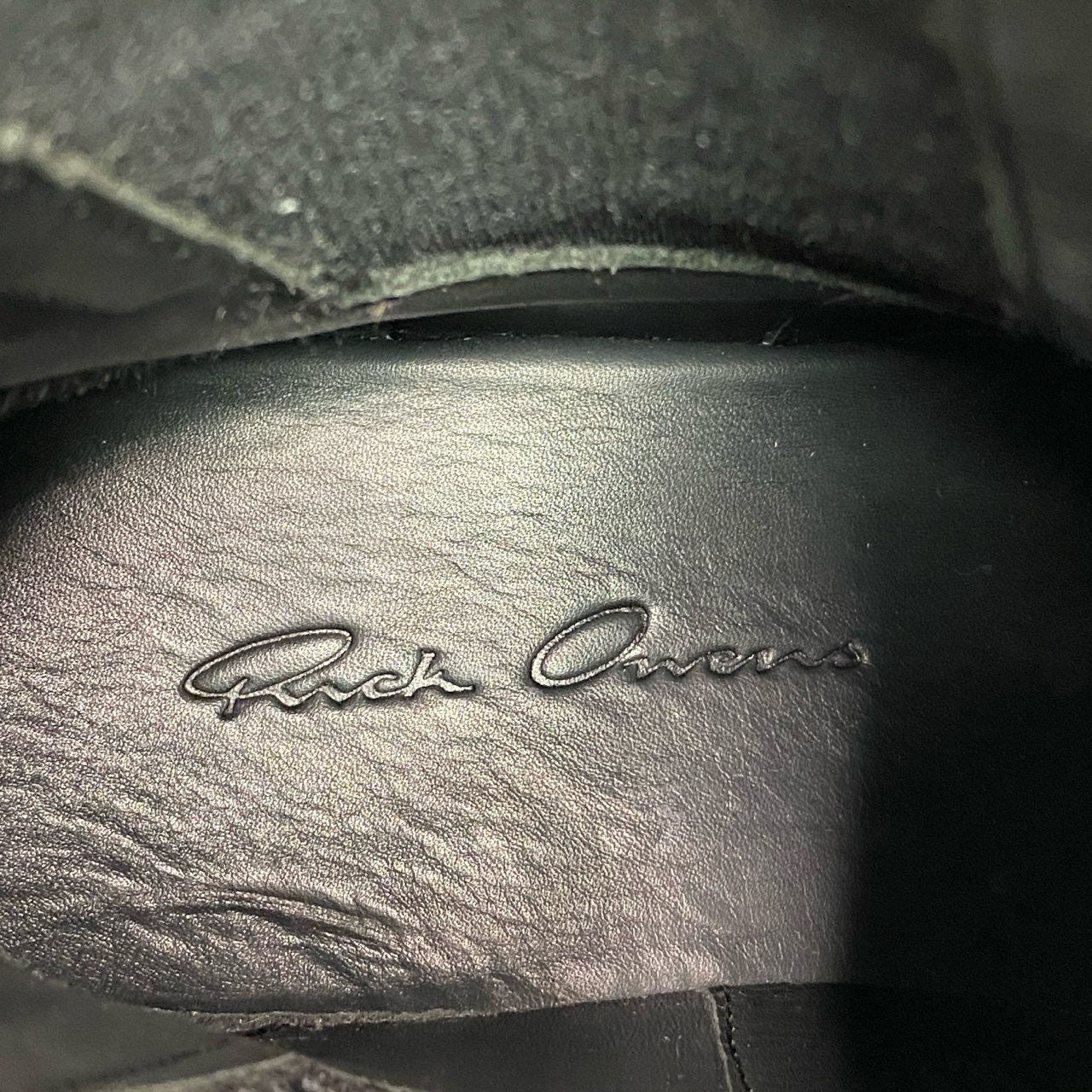 1e2 Rick Owens リックオウエンス サイドゴアブーツ レザーブーツ サイズ37 ブラック レザー レディース  靴 RP18S8852/LCA