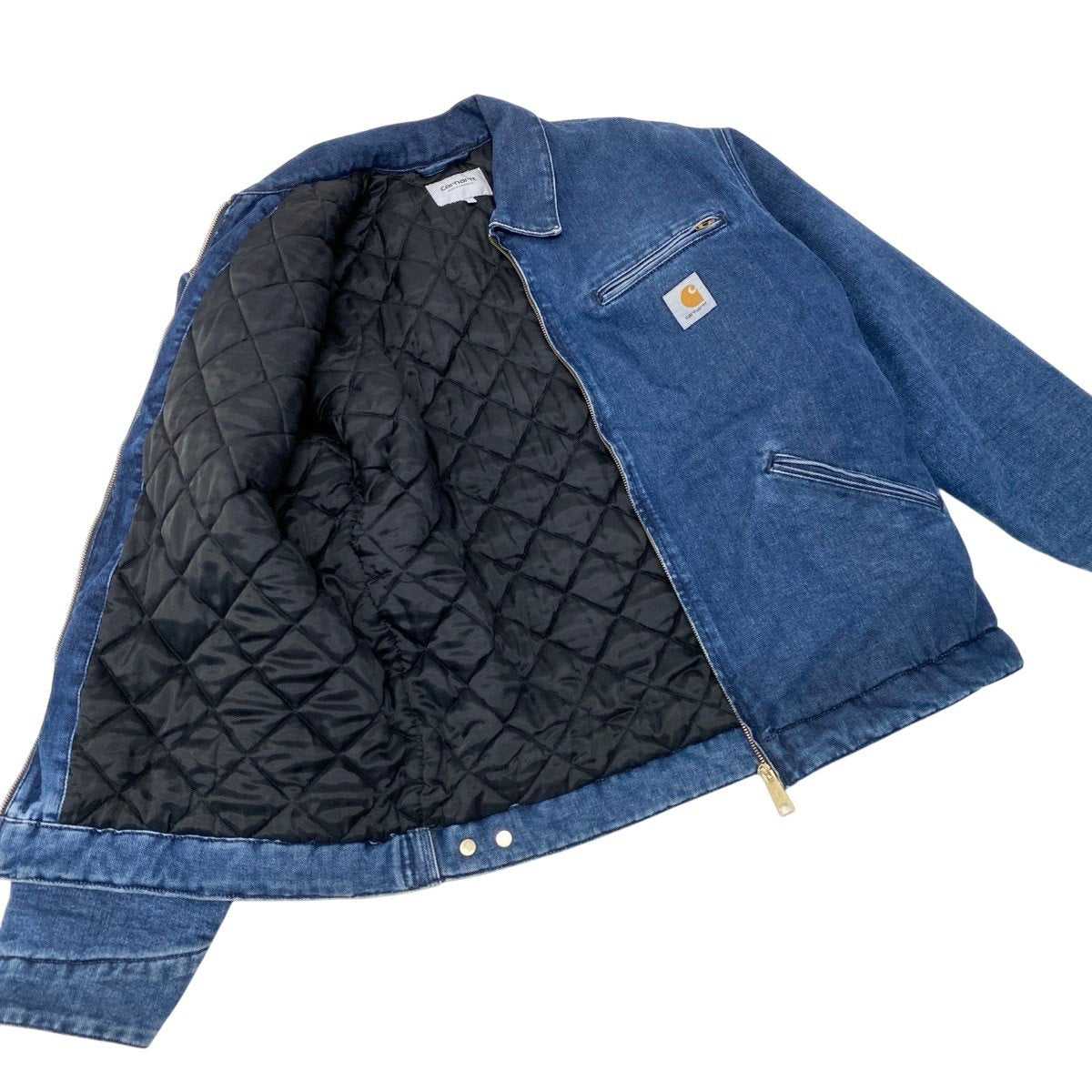 31f18 carhartt カーハート OG DETROIT JACKET デトロイトジャケット サイズL インディゴ デニム オーバーサイズt18r
