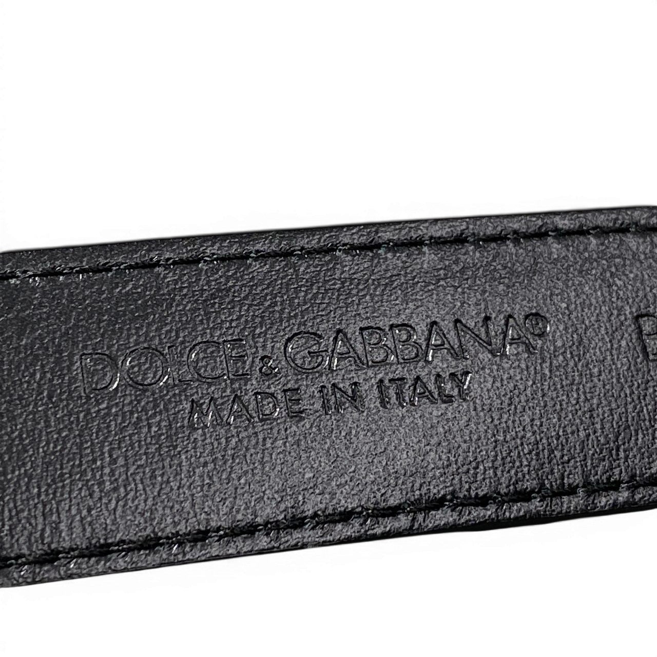 f10 【美品】 DOLCE&GABBANA ドルチェアンドガッバーナ レオパード柄 ハラコベルト 80CM / 32INCH ブラウン系 ゴールド レディース 女性用u02t