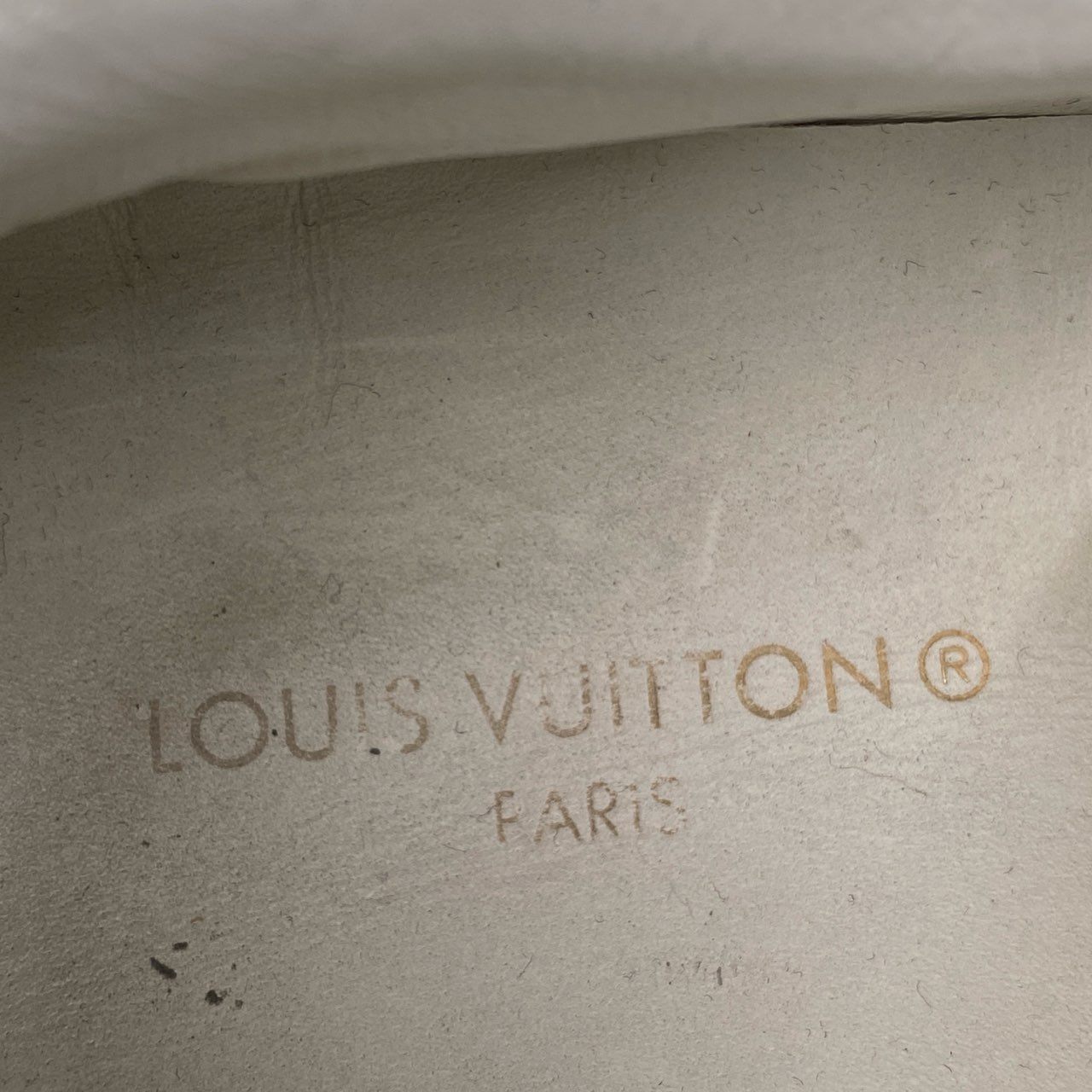 1b2 LOUIS VUITTON ルイスヴィトン ビバリーヒルズ スリッポン スニーカー モノグラム エンボス Lサイズ ホワイト レザー メンズo07t