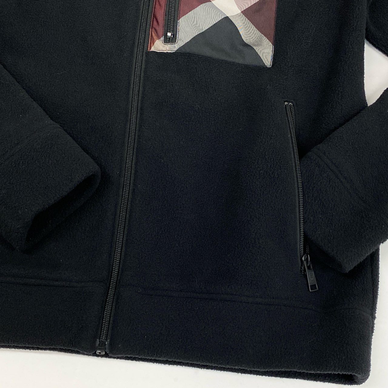 52L9 BLACK LABEL CRESTBRIDGE ブラックレーベルクレストブリッジ フリースパーカー ボトムス セットアップ 2点セット L ブラック メンズ 男性用u02t