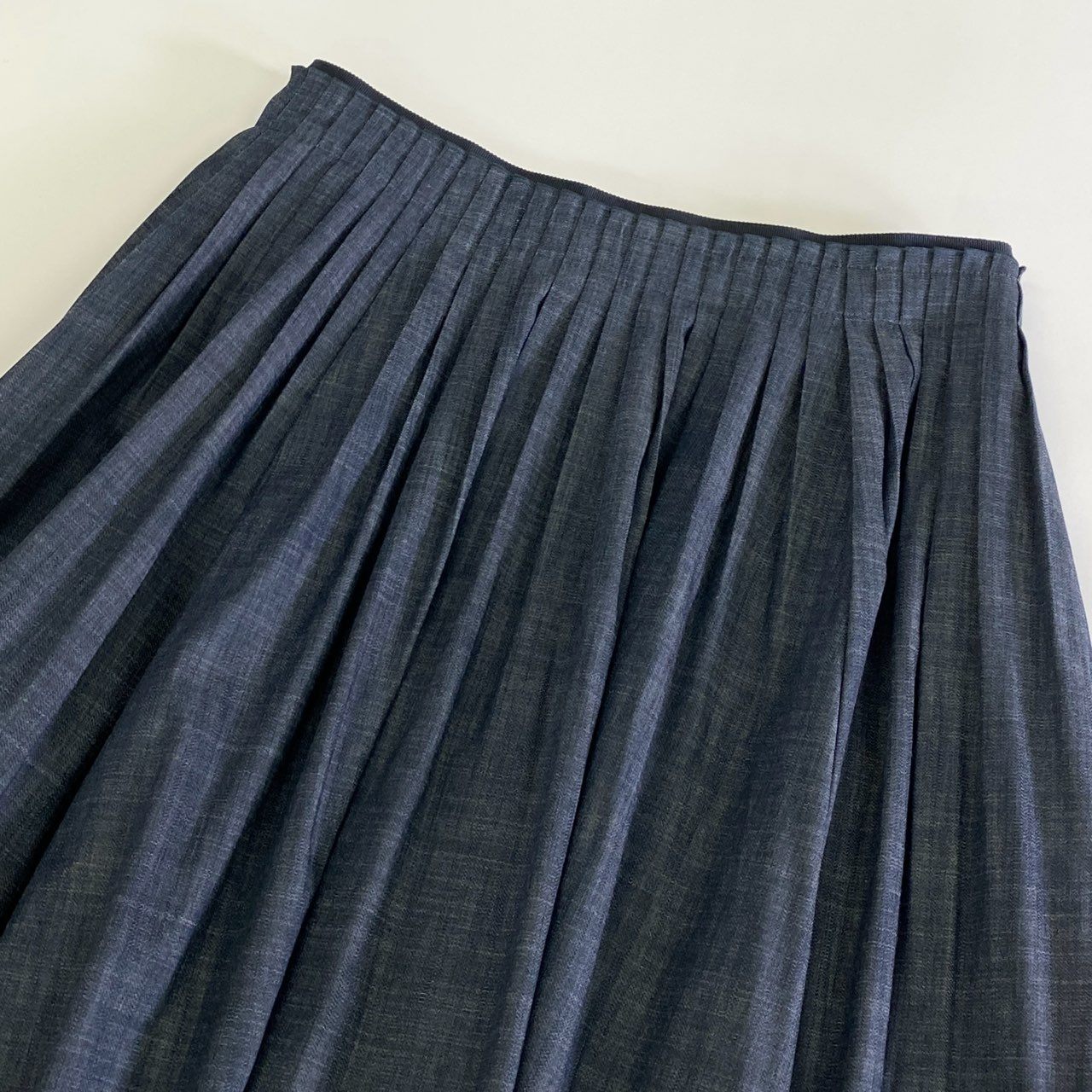 29j9 《美品》定価\71,500 FOXEY NEW YORK フォクシー ニューヨーク 24年モデル Georgia Skirt ジョージア スカート 44228 40 インディゴ 日本製