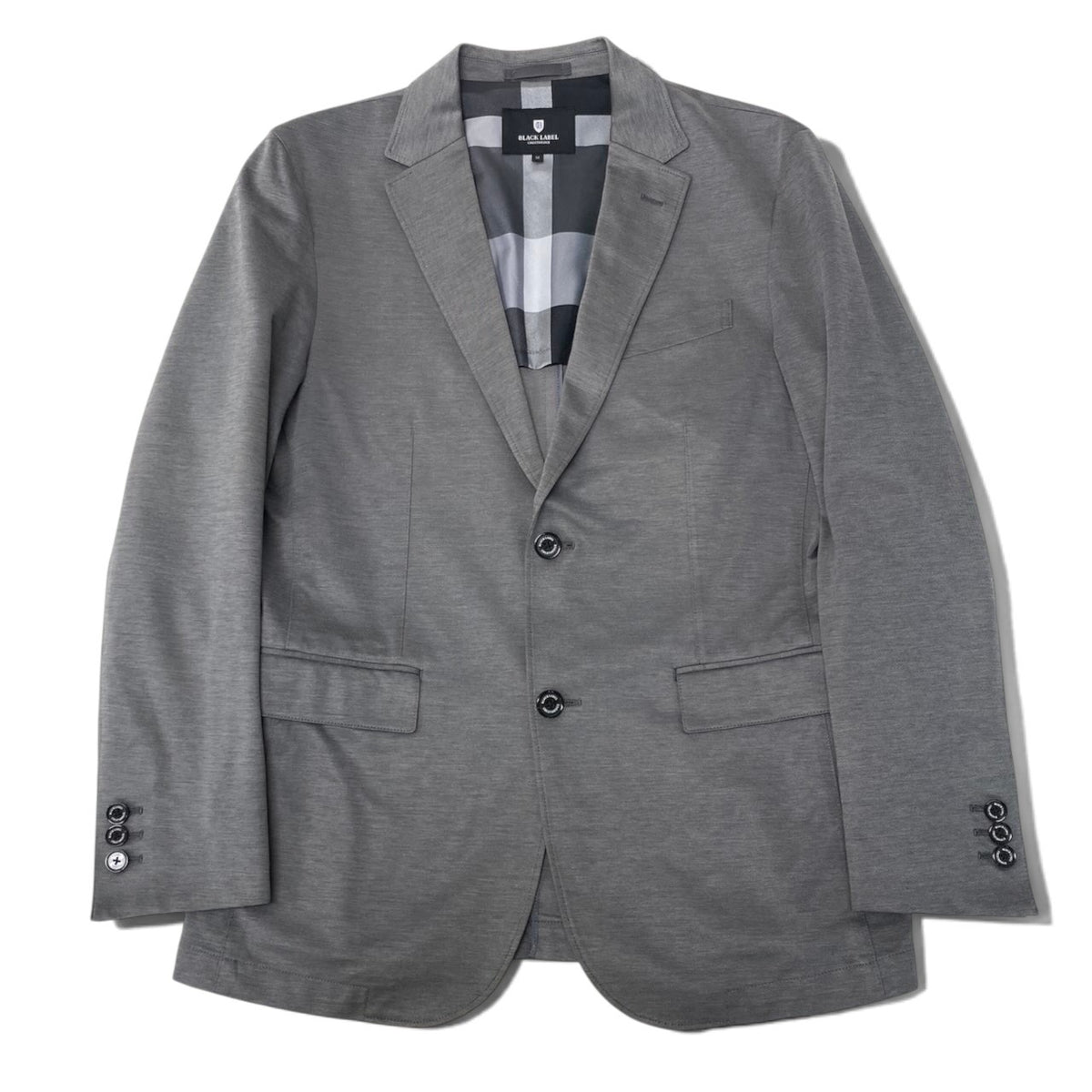 88i15 BLACK LABEL CRESTBRIDGE ブラックレーベル クレストブリッジ テーラードジャケット ブレザー アウター 半裏 Mサイズ グレー メンズ 男性用u02t