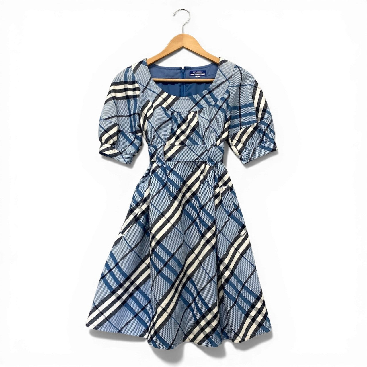 73c31 BURBERRY BLUE LABEL バーバリー ブルーレーベル チェック柄 
