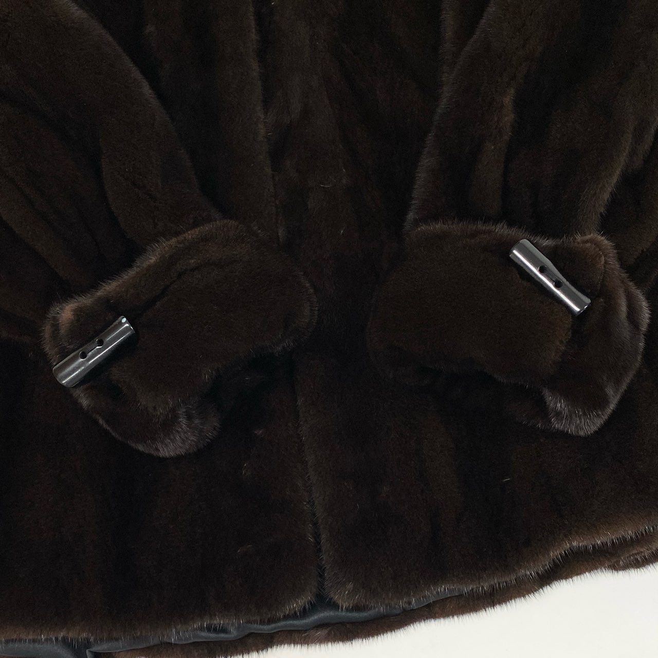 75b20 Junko Yamamoto ジュンコヤマモト BLACKGLAMA ブラックグラマ マホガニーミンクコート サイズF ブラウン 最高級毛皮 Mink Fur Coatt18r