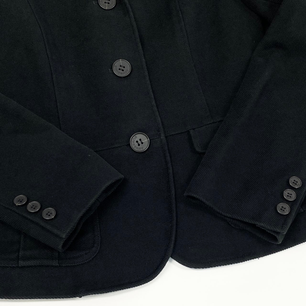 24e14 BURBERRY LONDON バーバリー ノバチェック セットアップ サイズ40 / 38 ブラック ジャケット スカート 日本製t18r