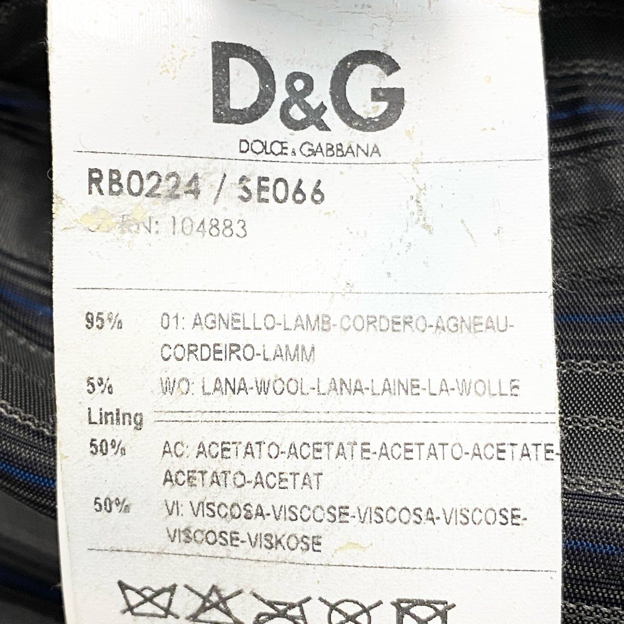 37a19 DOLCE&GABANA D&G ドルチェ＆ガッバーナ パッチワーク レザージャケット 2000’S サイズ44 グレー系 メンズ アウターk02i