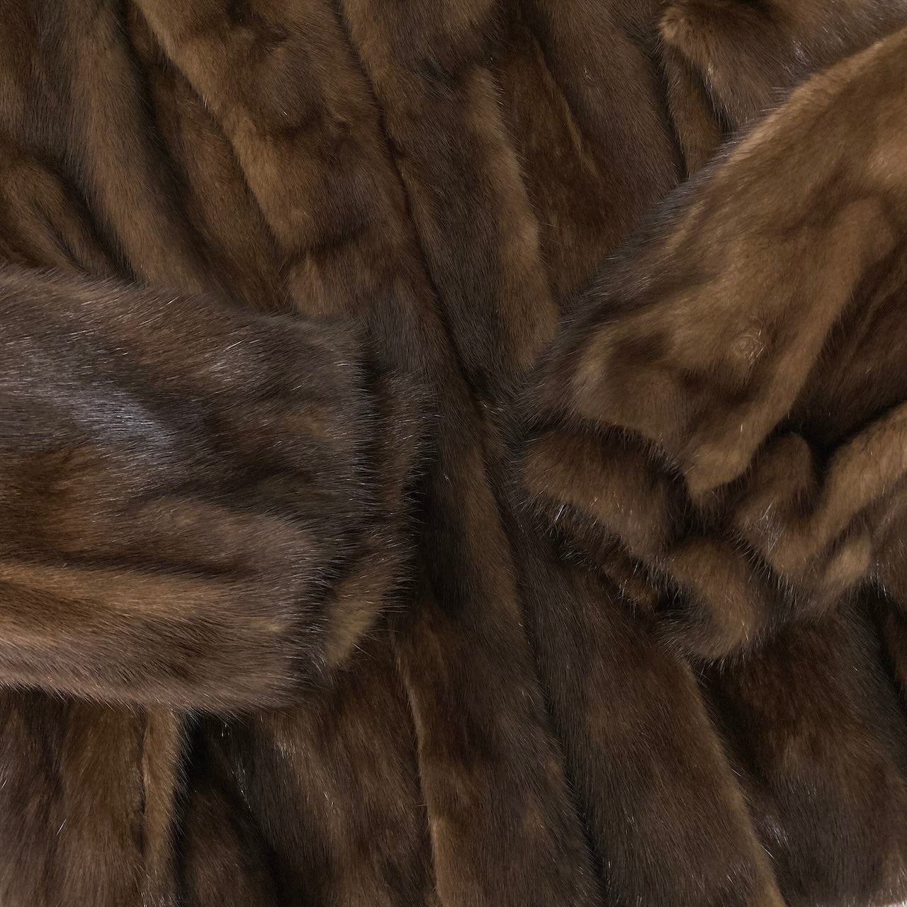 68c24 Roberto Ricci × SAGA MINK サガミンク 銀サガ デミバフミンク ファーコート しっぽコード付 サイズ11 ブラウン 最高級本毛皮 Mink Fur Coatt18r