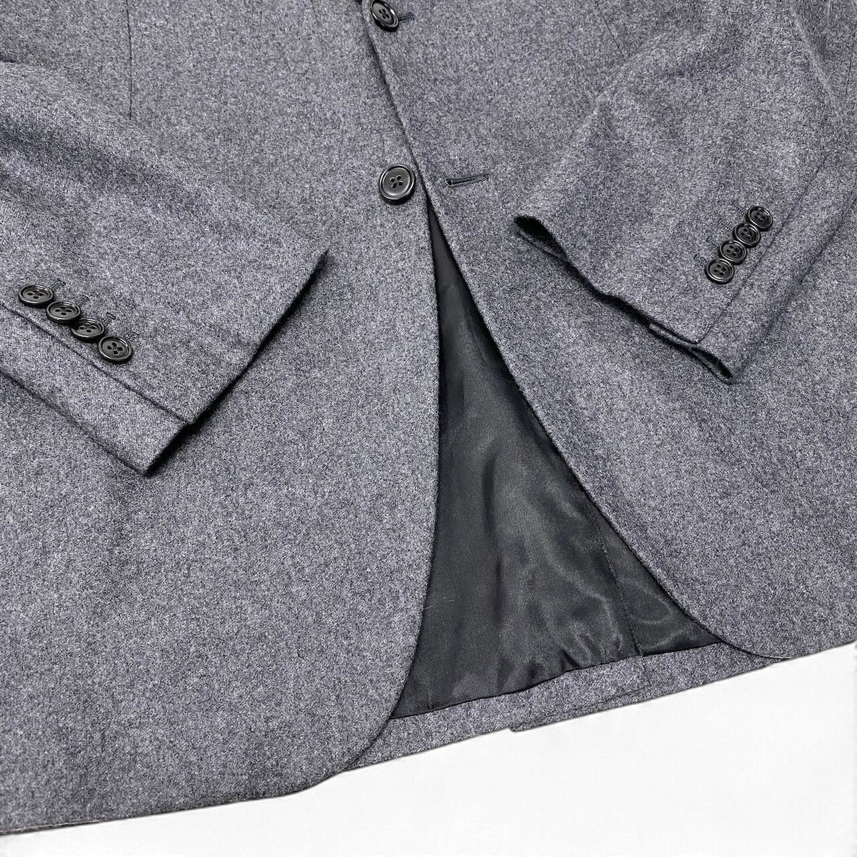 9j15 【極美品】 HERMES エルメス 2023年 セットアップ シングルスーツ カシミヤブレンド A9802Z サイズ50 グレー メンズ 紳士靴u02t