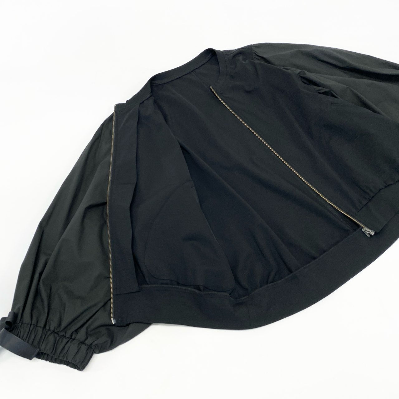 18k20 TOKUKO 1er VOL トクコプルミエヴォル ノーカラージャケット ブルゾン フルジップ ドルマンスリーブ○ レディース 女性用 9 ブラックu02t