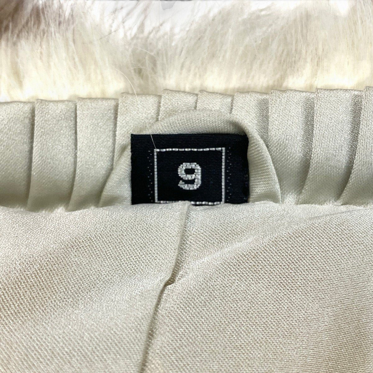 24j7 ブルーフォックス ファーコート サイズF ホワイト 本毛皮 Blue Fox Fur Coat リアルファーt18r