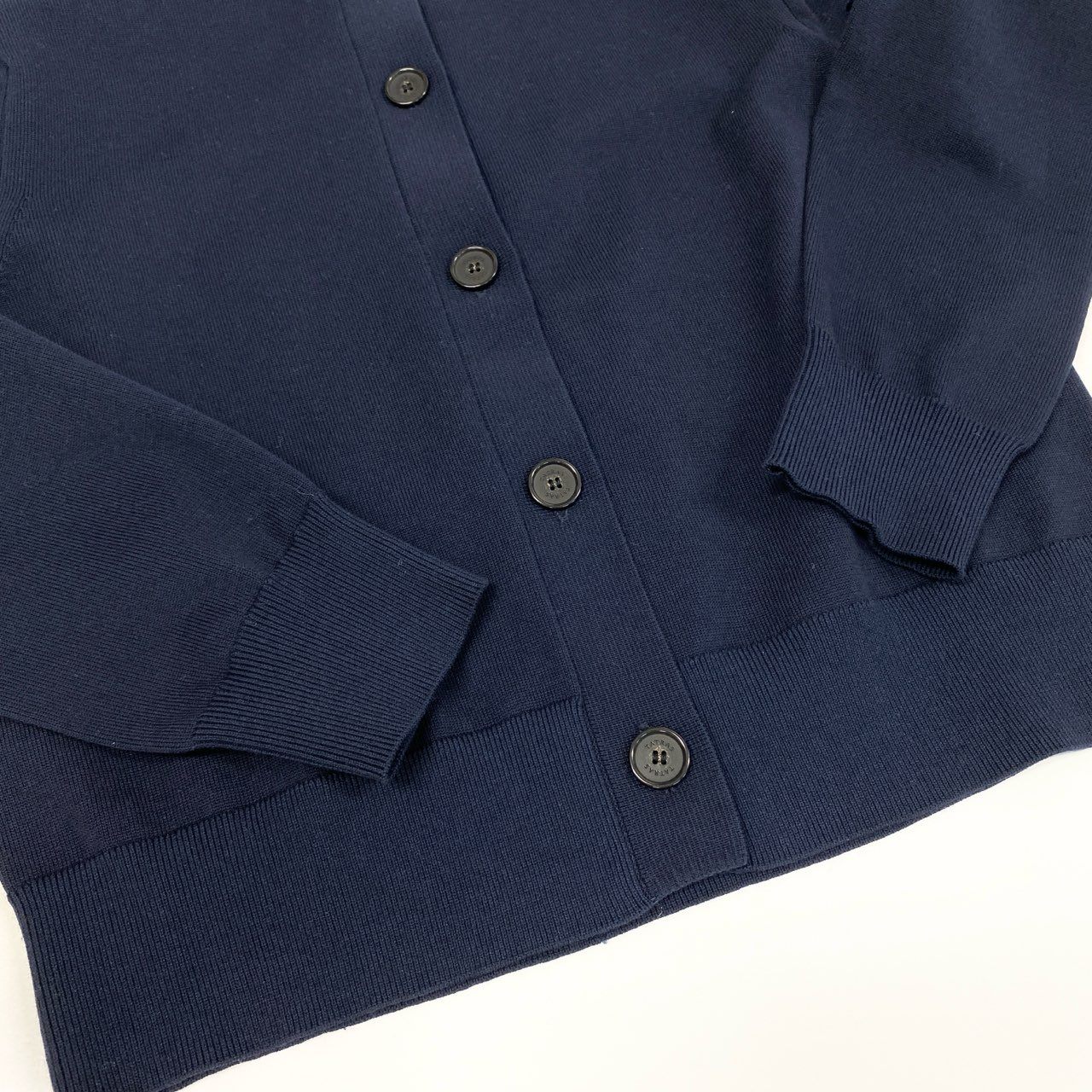 6b12【美品】TATRAS タトラス PREDAIA プレダイア ニットカーディガン ロゴワッペン LJXA0315053588 01サイズ ネイビー レディース 女性用u02t