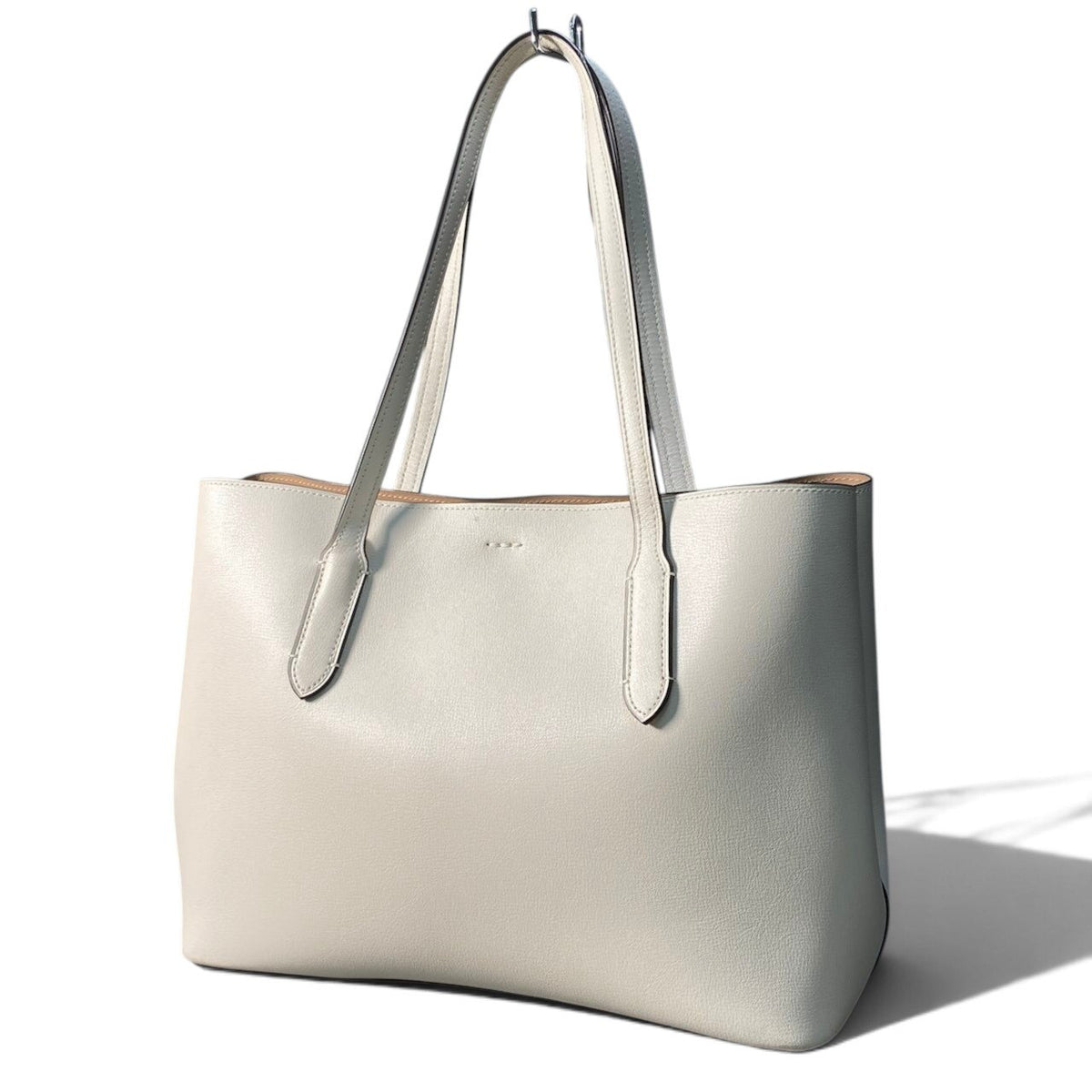 i14 COACH コーチ アベニュー キャリーオール 2Way トートバッグ Avenue Carryall 2-Way Tote Bag F48733 ホワイト ストラップ付t18r