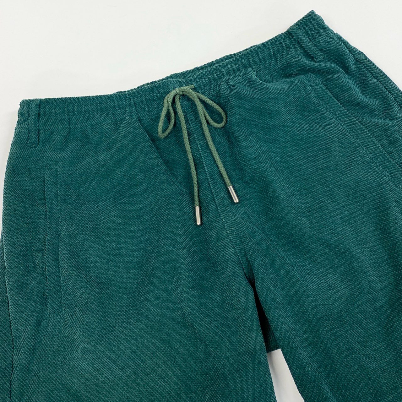 42k27 《美品》 MLVINCE メルヴィンス summer corduroy shorts ショートパンツ ハーフパンツ サマーコーデュロイ L グリーン