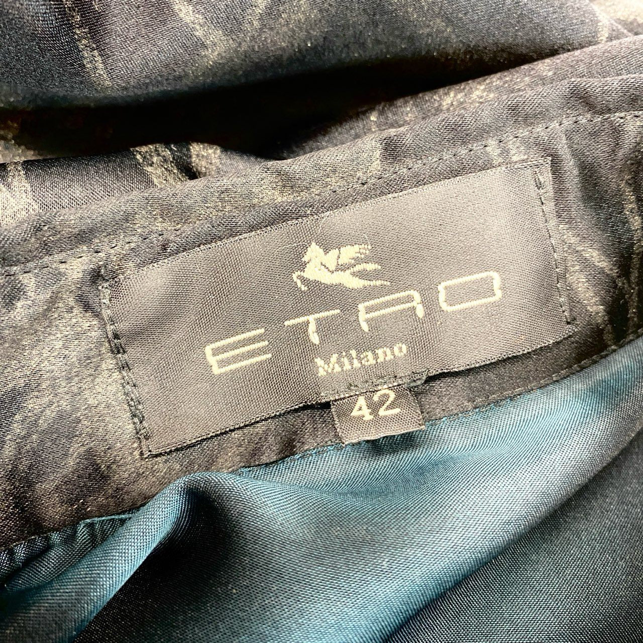 14c3 ETRO エトロ ロングスリーブシャツ フラワープリント 花柄 シルクブレンド レディース 女性服 イタリア製 42 ブラックu02t