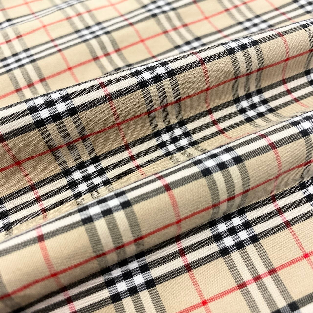 60d28 Burberrys バーバリー ノバチェックシャツ 半袖シャツ ワンポイント刺繡 サイズ40 ベージュ系 コットン100％ レディース女性用u02t