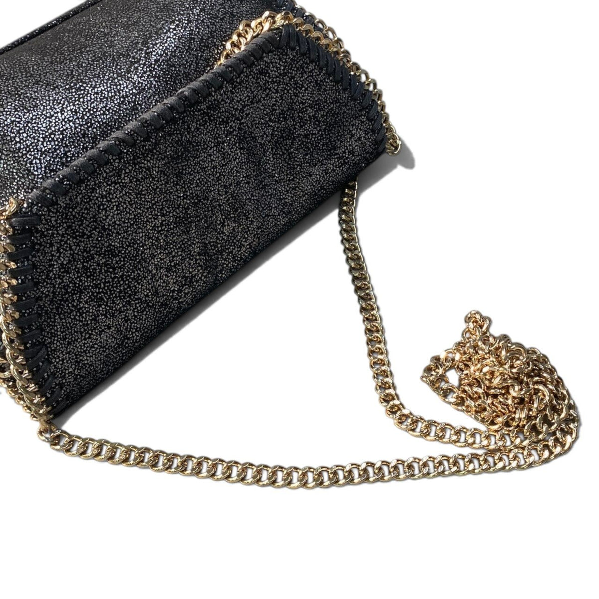 Bi10 STELLA McCARTNEY ステラマッカートニー Falabella ファラベラ チェーンショルダーバッグ ブラック 保存袋付t18r