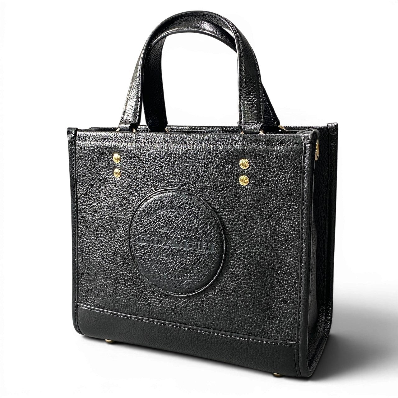 f11《極美品》 COACH コーチ デンプシー 2Way トートバッグ Dempsey 2-Way Shoulder Bag B23200 / C5268 ブラックt18r