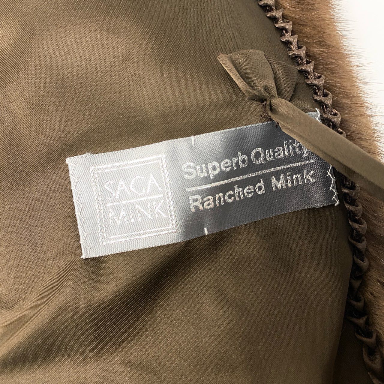 21c4 SAGA MINK サガミンク 銀サガ パステルミンク ファーコート サイズ13 ブラウン 最高級本毛皮 Pastel Mink Fur Coatt18r