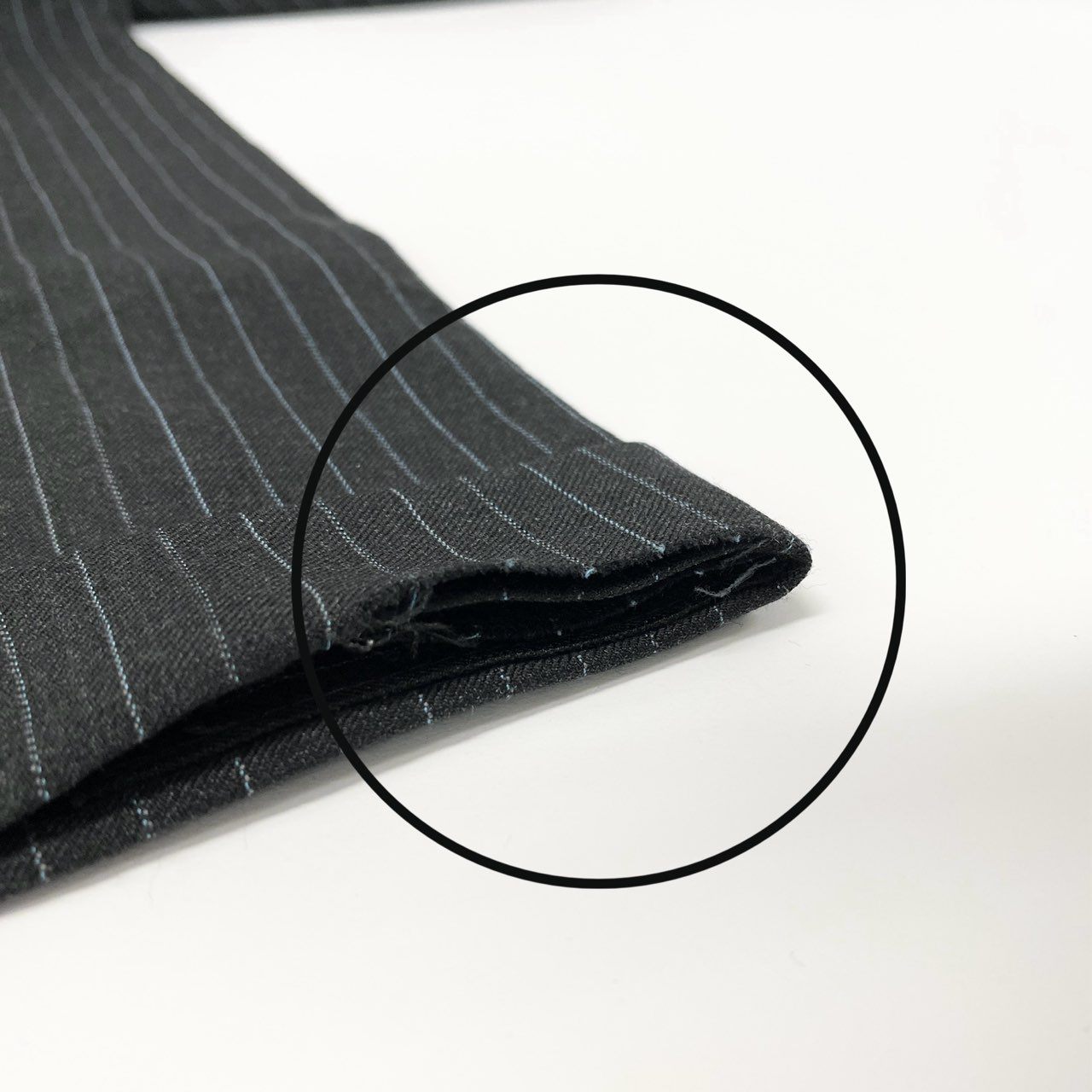 51Ⅼ2 Brooks Brothers ブルックスブラザーズ セットアップスーツ シングル 3B ストライプ柄 ウール混 メンズ 紳士服 ビジネス 40REG ブラックu02t