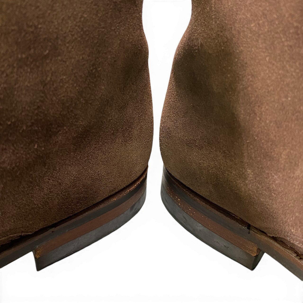 2f10 CROCKETT & JONES クロケットアンドジョーンズ TETBURY テットベリー チャッカブーツ スウェードレザー シューズ サイズ9 ブラウン メンズ 紳士靴u02t