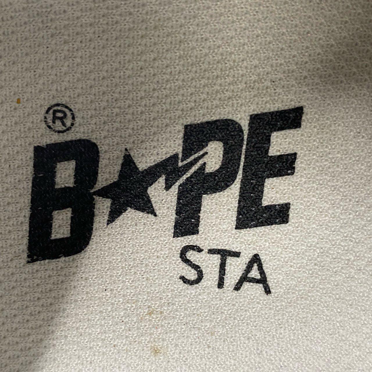 1e19 A BATHING APE アベイシングエイプ BAPE STA ベイプスタ ローカットスニーカー シューズ スター 27 ブラック レザー