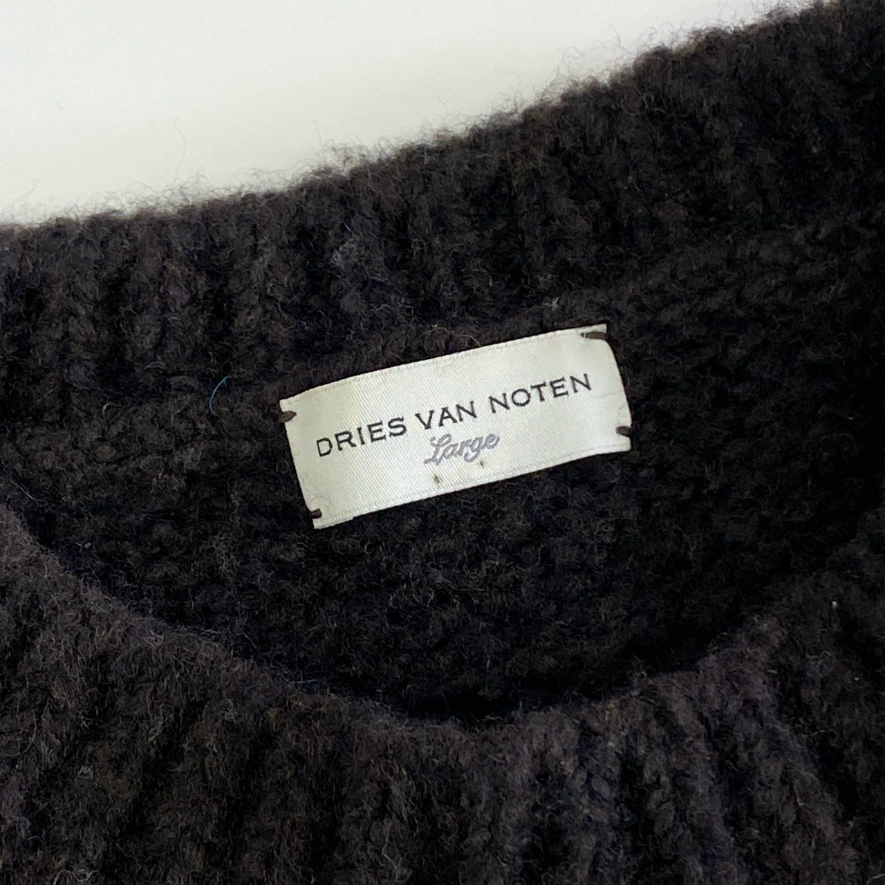 84k16 DRIES VAN NOTEN ドリスヴァンノッテン  2021 3709 ローゲージニットセーター サイズL マルチカラー メンズ 男性用