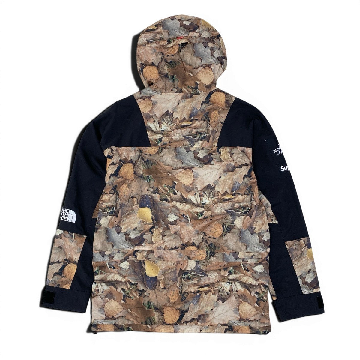 Ig8 Supreme × THE NORTH FACE 16AW 枯葉マウンテンジャケット コラボ NP51601I Sサイズ ブラック マルチカラー ナイロン100％ メンズ 男性用u02t