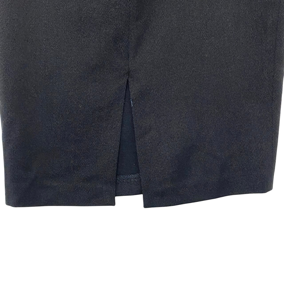 24j14 D&G DOLCE&GABBANA ドルチェアンドガッパーナ 00's タイトスカート バックルデザイン 膝丈 イタリア製 40サイズ ブラック レディース 女性用u02t