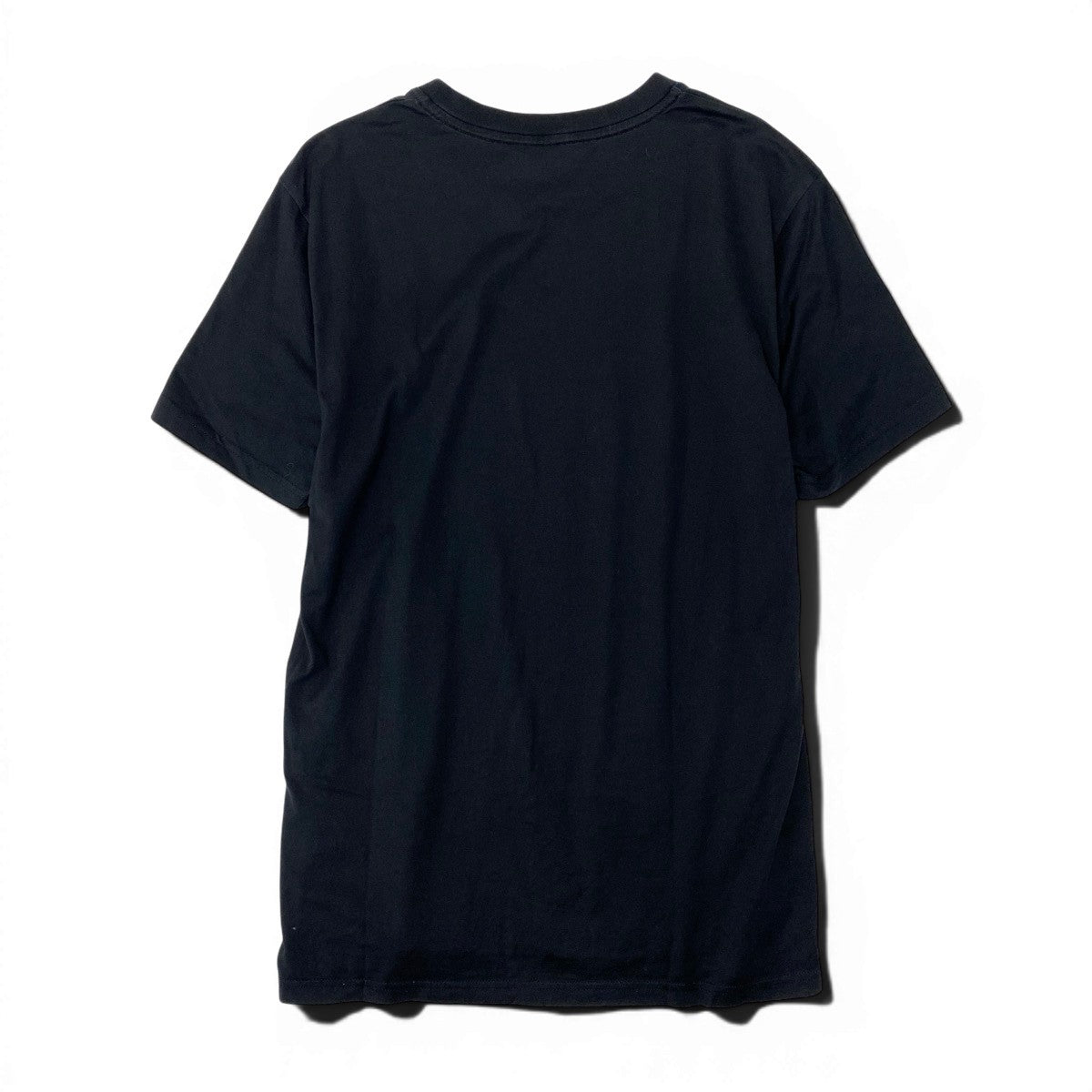Mg9 GIVENCHY ジバンシィ ロゴプリント 半袖Tシャツ リブネック BM70K93002 サイズM ブラック コットン100％ メンズta2