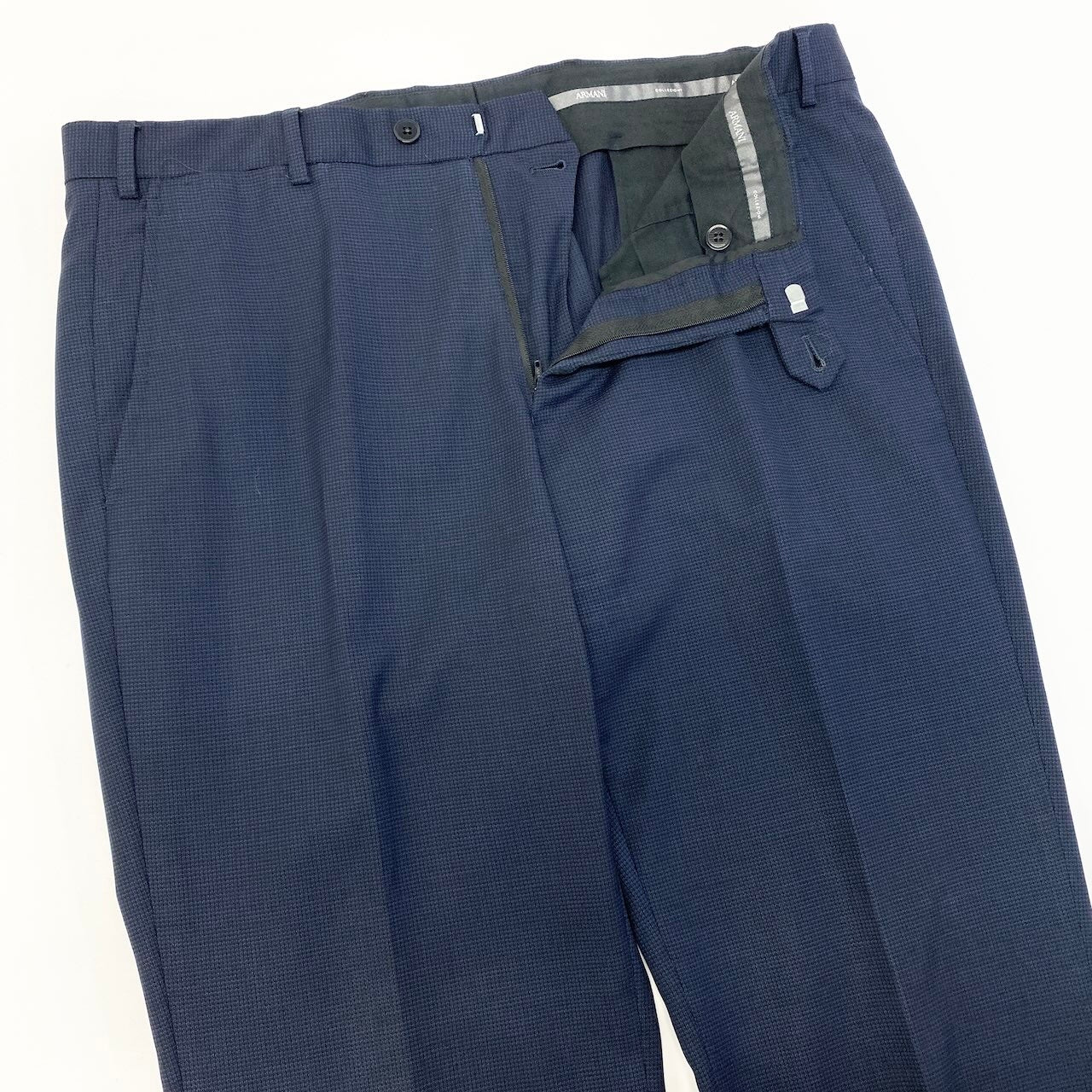 56d27 ARMANI アルマーニ セットアップスーツ フォーマル シングルジャケット メンズスーツ 男性用 紳士服 50 ネイビーu02t