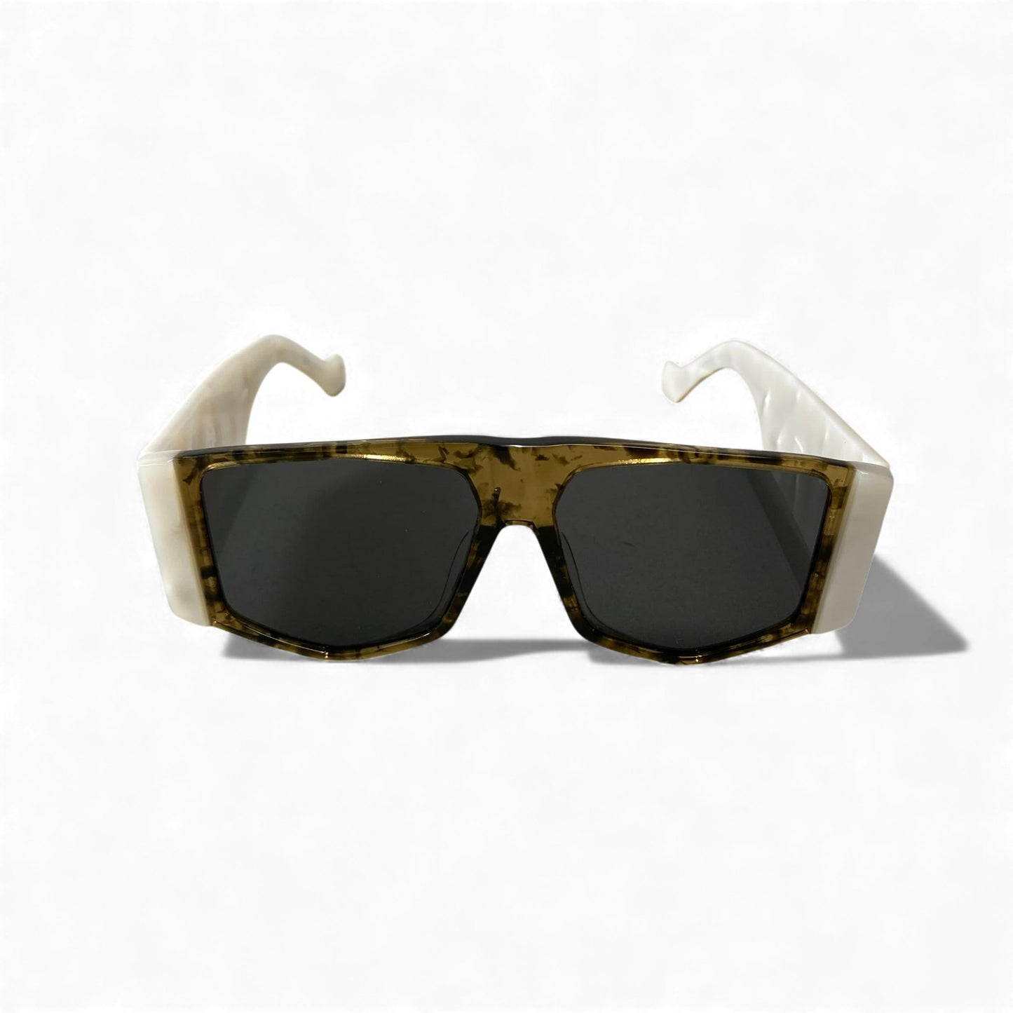 L10 LOEWE ロエベ サングラス LW40026U 56□14 クリアブラウン ブラック ホワイト アイウェア メガネ 眼鏡t18r