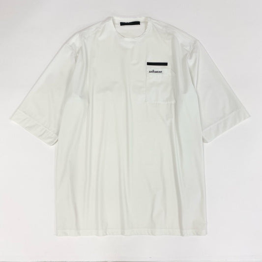 61g4 【美品】th Prodcuts TARO HORIUCHI 半袖Tシャツ ANTHWERP オーバーサイズシャツ サイズ2 ホワイト メンズ