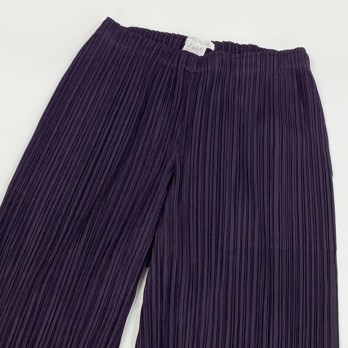 Af6 PLEATS PLEASE プリーツプリーズ プリーツ ロングパンツ PP43-JF423 サイズ2 パープル ポリエステル100％ レディース 女性用u02t