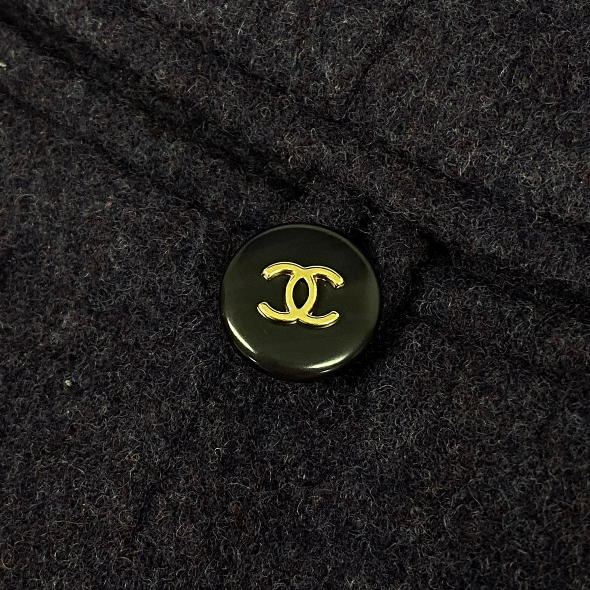 Ci4 【美品】 CHANEL BOUTIQUE シャネル 1995年 ココマークボタン キュロットパンツ サイズ40 パープル レディースta2