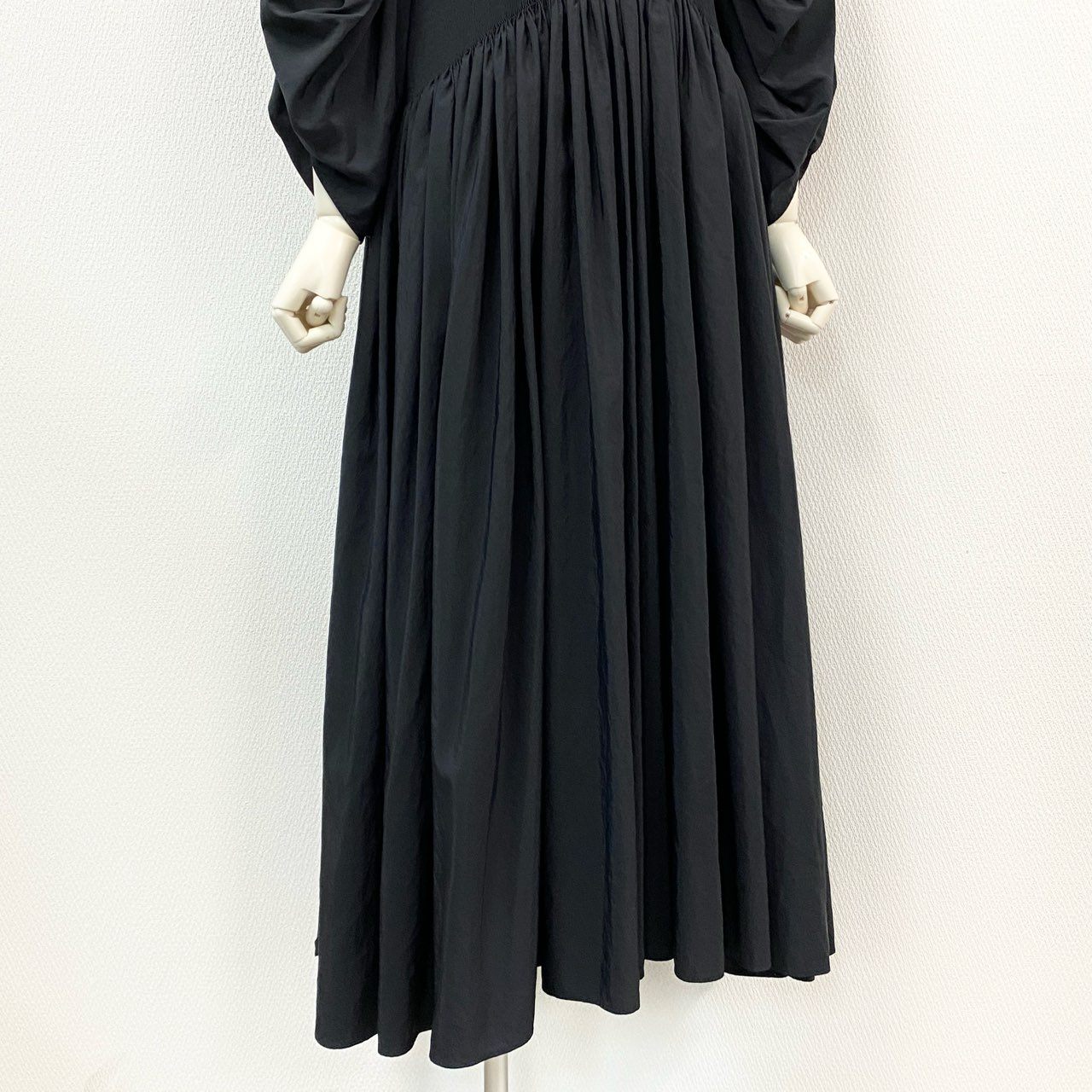 72a14 《未使用》定価￥170,000 RENATA BRENHA レナータブレタ VISITFOR取扱 BANDONENON DRESS バックオープンドレス S ブラック ワンピース 英国製 タグ付き