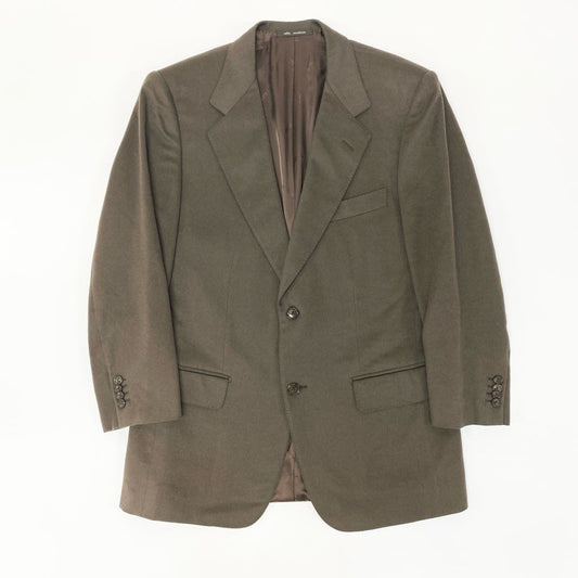 54l28 Ravazzolo ラヴァッツォーロ ロロピアーナ生地 テーラードジャケット カシミヤジャケット 2B メンズ 紳士服 48 ブラウン系 カシミア100％o07t