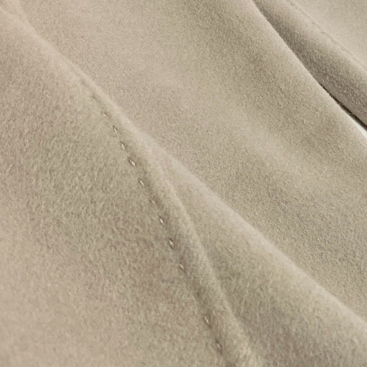 24l15《美品》 Guy Laroche ギラロッシュ LYNX リンクスファー ファーコート セミロングコート カシミヤコート 42 グレージュ カシミヤ ウール レディース 女性用u02t