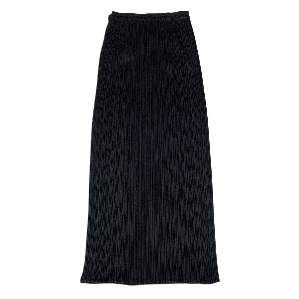 Ah28 PLEATS PLEASE プリーツプリーズ プリーツ加工 ロング タイトスカート ブラック レディースo07t