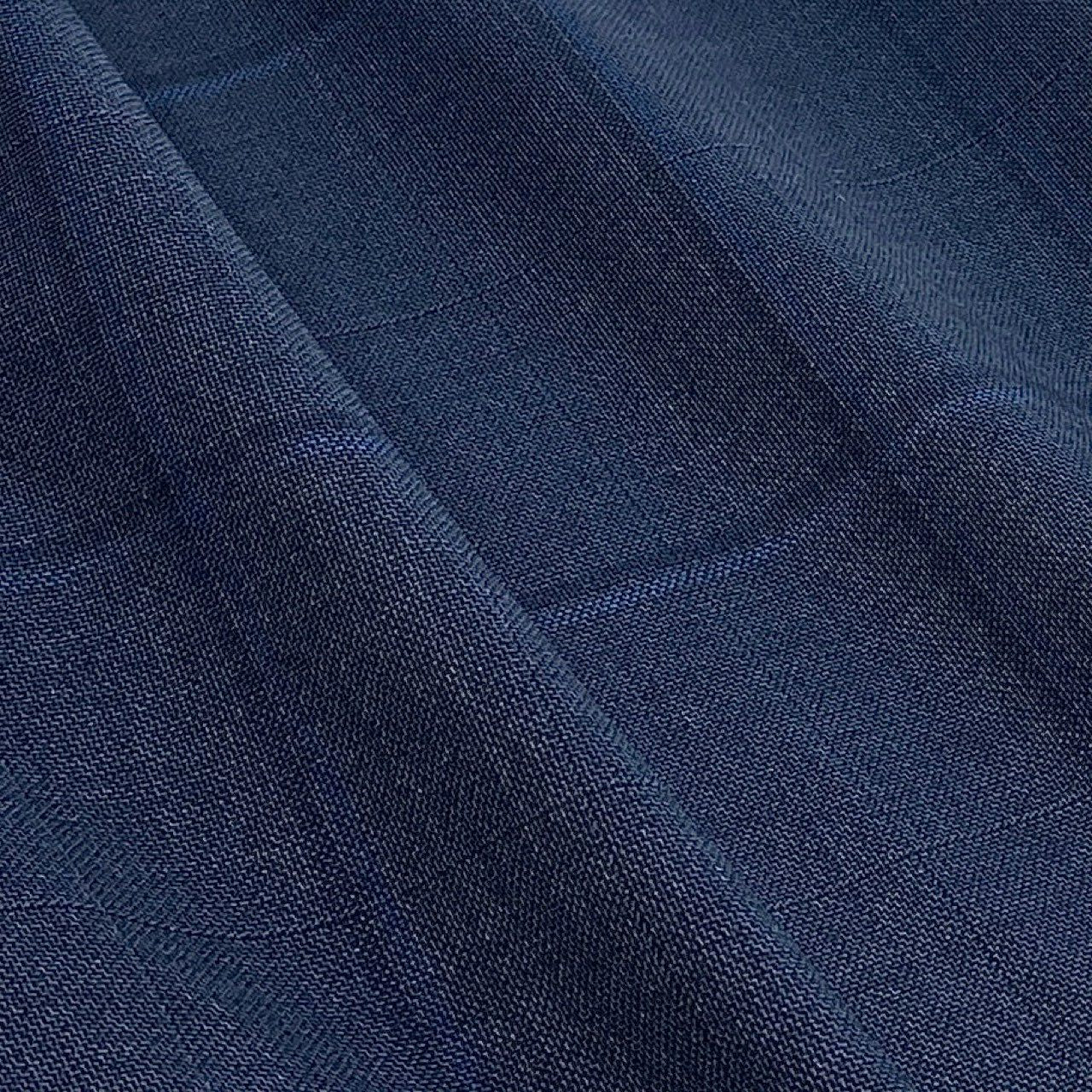33i25 Paul Smith ポールスミス イタリア製生地 裏地花柄 シングルスーツ セットアップ M ブルー チェック ウール メンズk02i