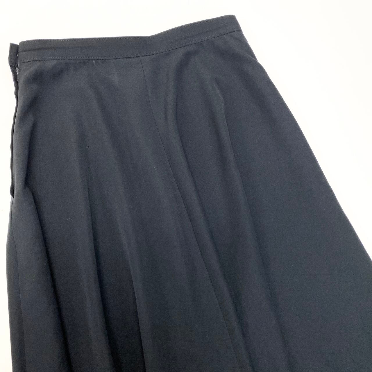 Af6 tricot COMME des GARCONS トリココムデギャルソン ロング フレアスカート サイズＭ ブラック ポリエステル100％ レディース 女性用u02t
