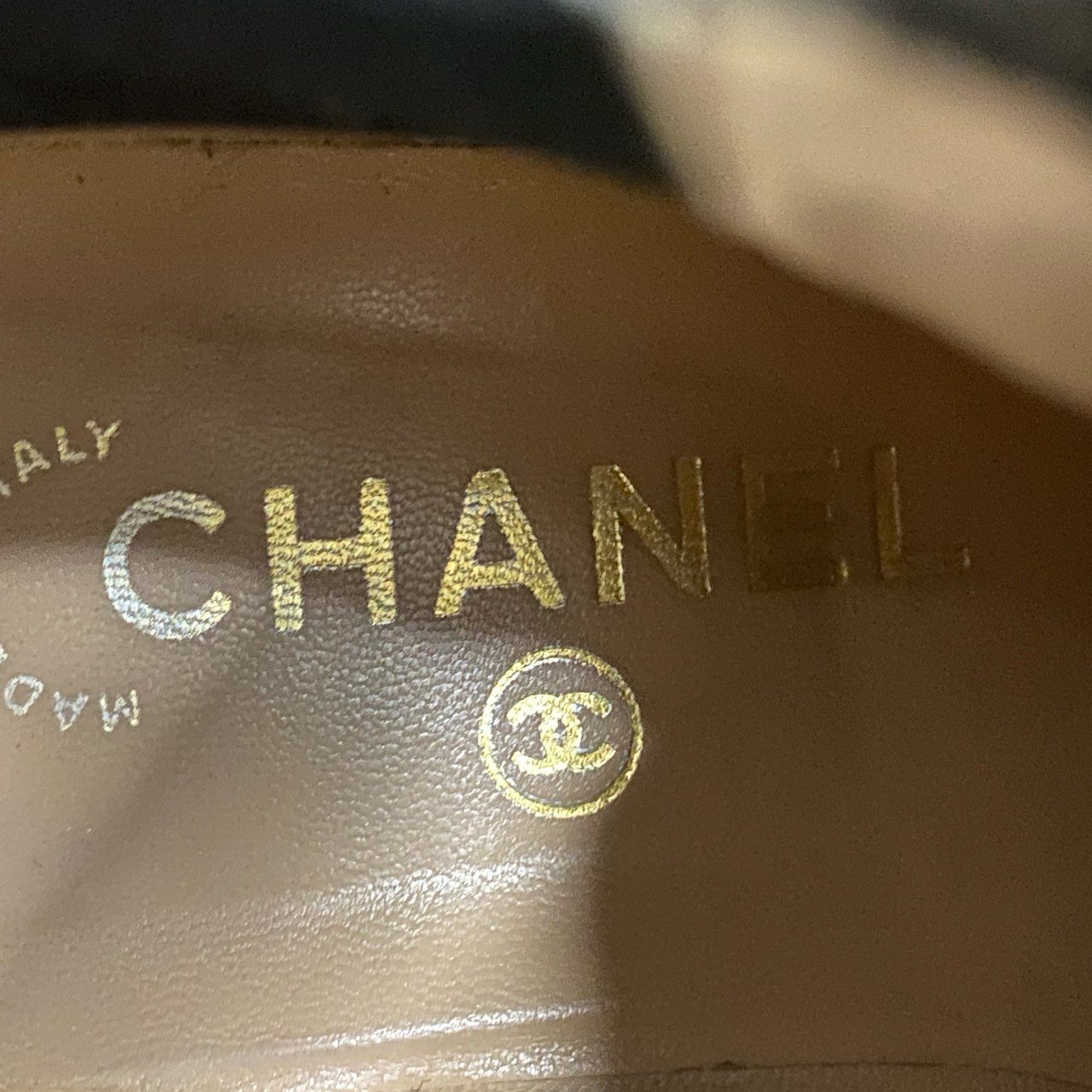 10f13 CHANEL SPORT シャネルスポーツ ヴィンテージ サイドゴアブーツ 23cm相当 ブラック ナイロン系 レディース